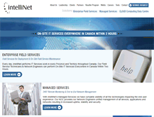 Tablet Screenshot of intellinet-canada.com
